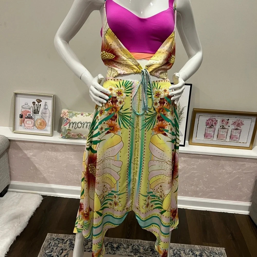 AHAZANDO gorgeous floral dress size L